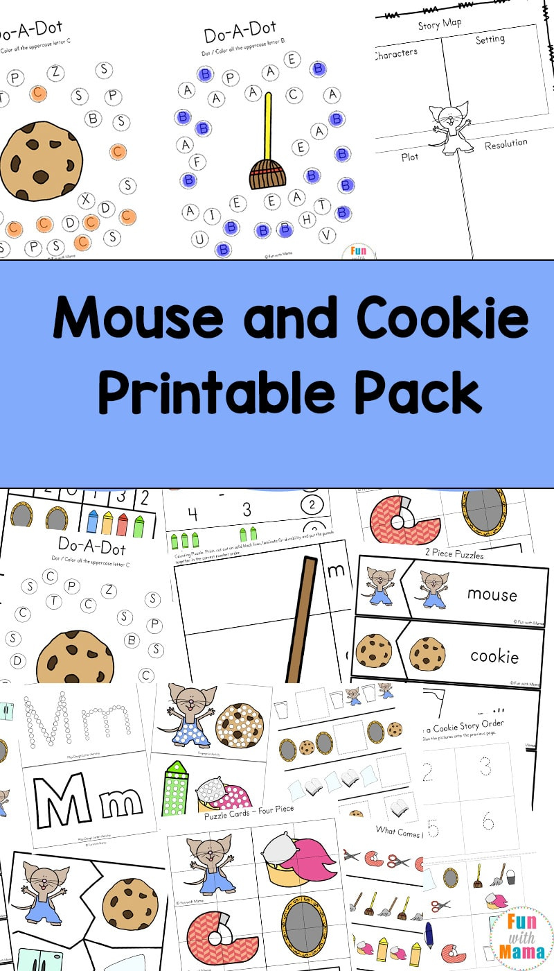 If you Give a Mouse a Cookie Printable Activities - Fun with Mama