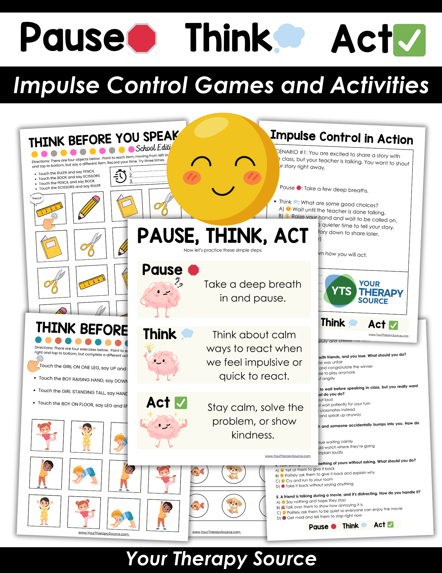 Impulse Control Workbook - Pause, Think, Act Impulse Control Workbook - Pause, Think, Act