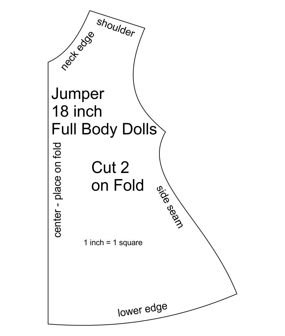 Inch Doll Clothes Patterns -  Free PDF Printables  Printablee