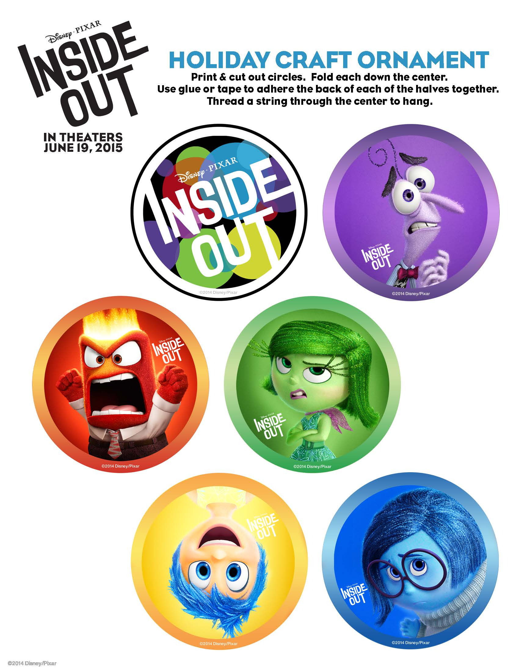 Inside Out Printables! Free Disney Pixar Inside Out Printables Inside Out Printables! Free Disney Pixar Inside Out Printables