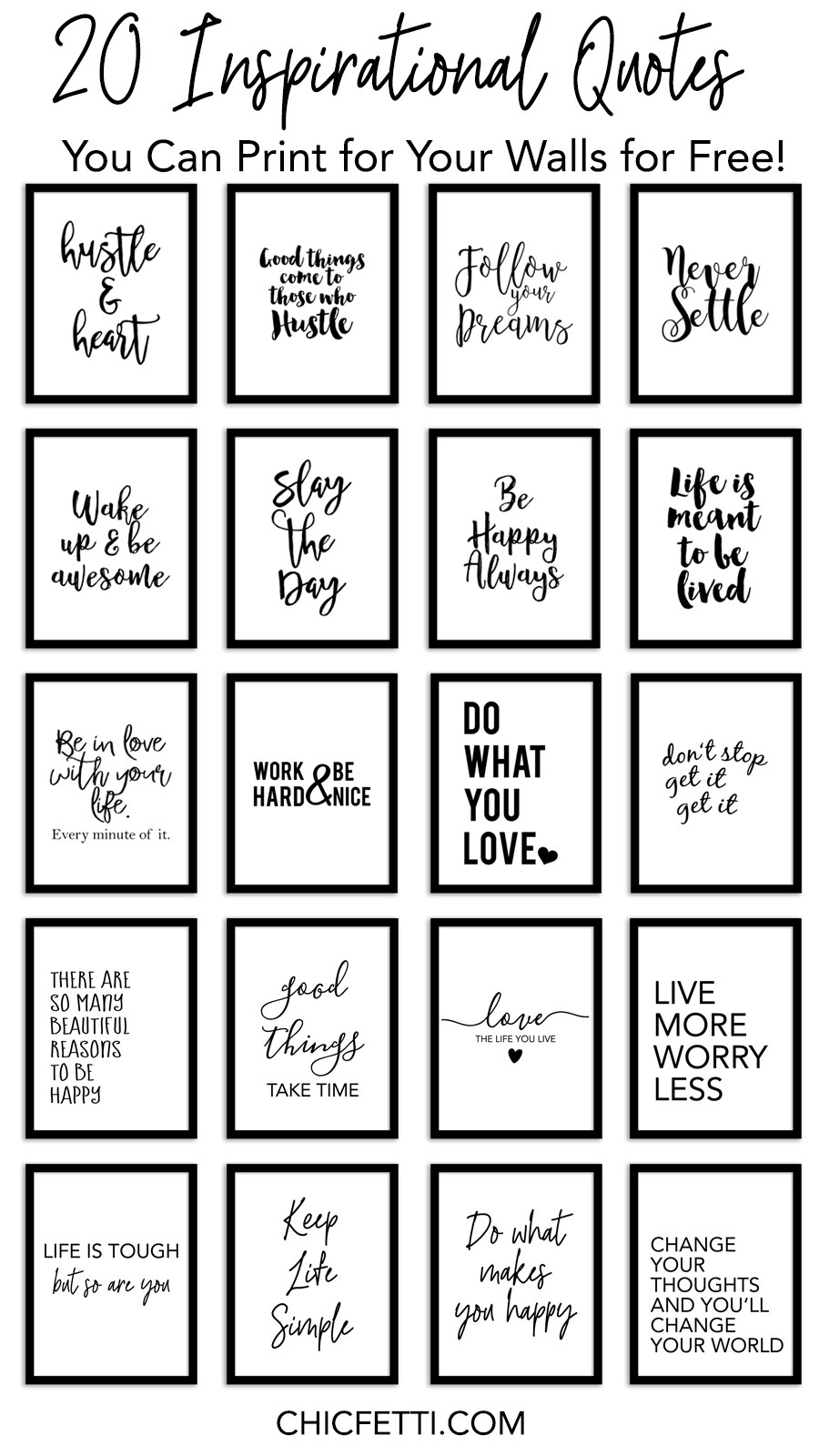 Inspirational Quotes You Can Print for Your Walls for Free Inspirational Quotes You Can Print for Your Walls for Free