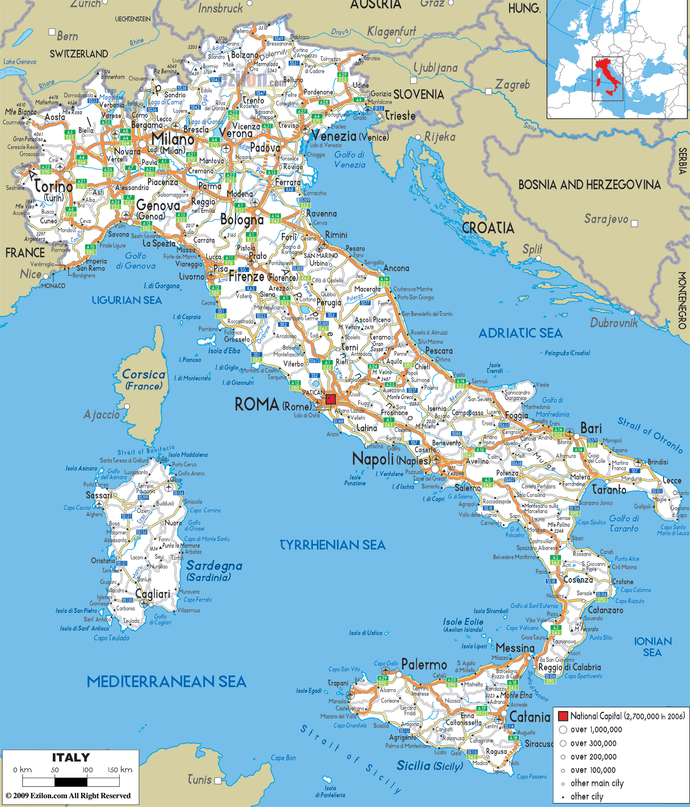 Italy Road Map Guide: Explore Highways, Routes, and National Road Italy Road Map Guide: Explore Highways, Routes, and National Road