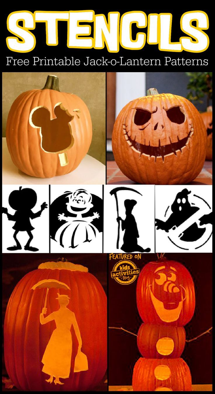 Jack o Lantern Stencil Patterns: Print & Carve! Jack o Lantern Stencil Patterns: Print & Carve!