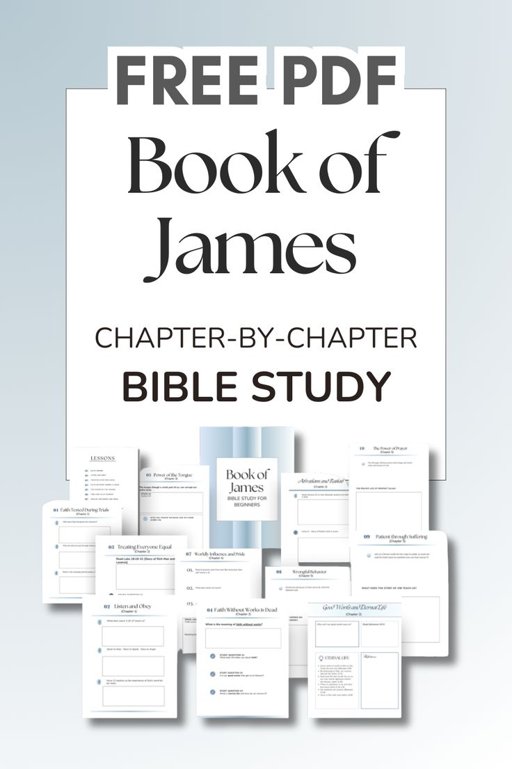 James Bible Study Free Printable