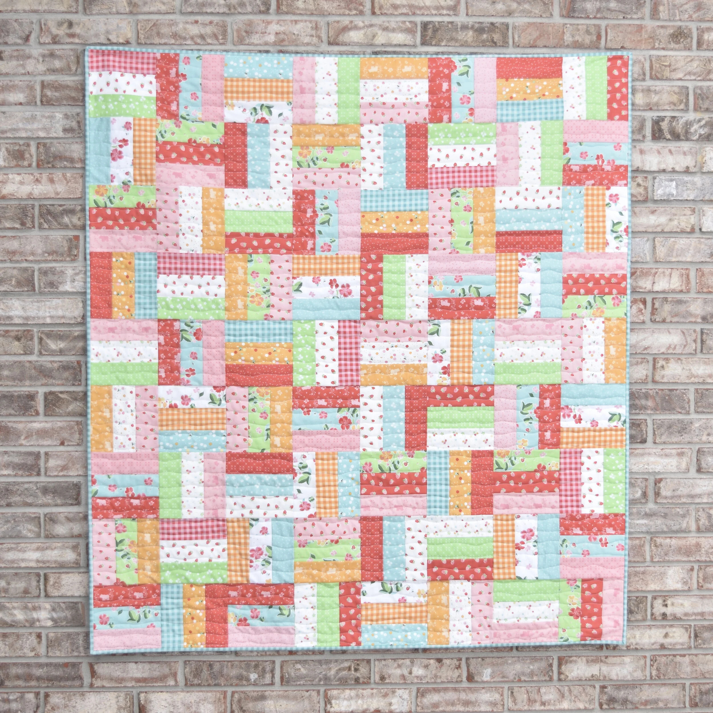 Jelly Roll Rail Fence a free quilt pattern! — Material Girl Quilts