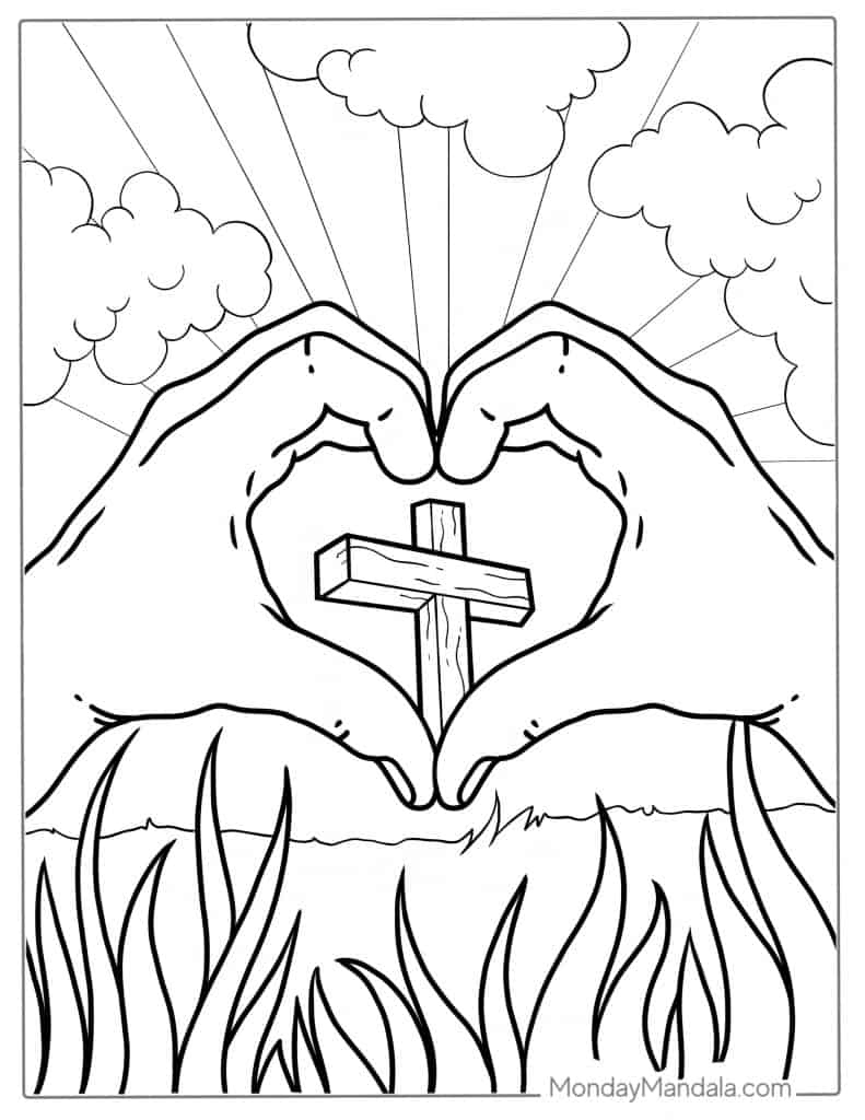 Jesus Coloring Pages (Free PDF Printables)