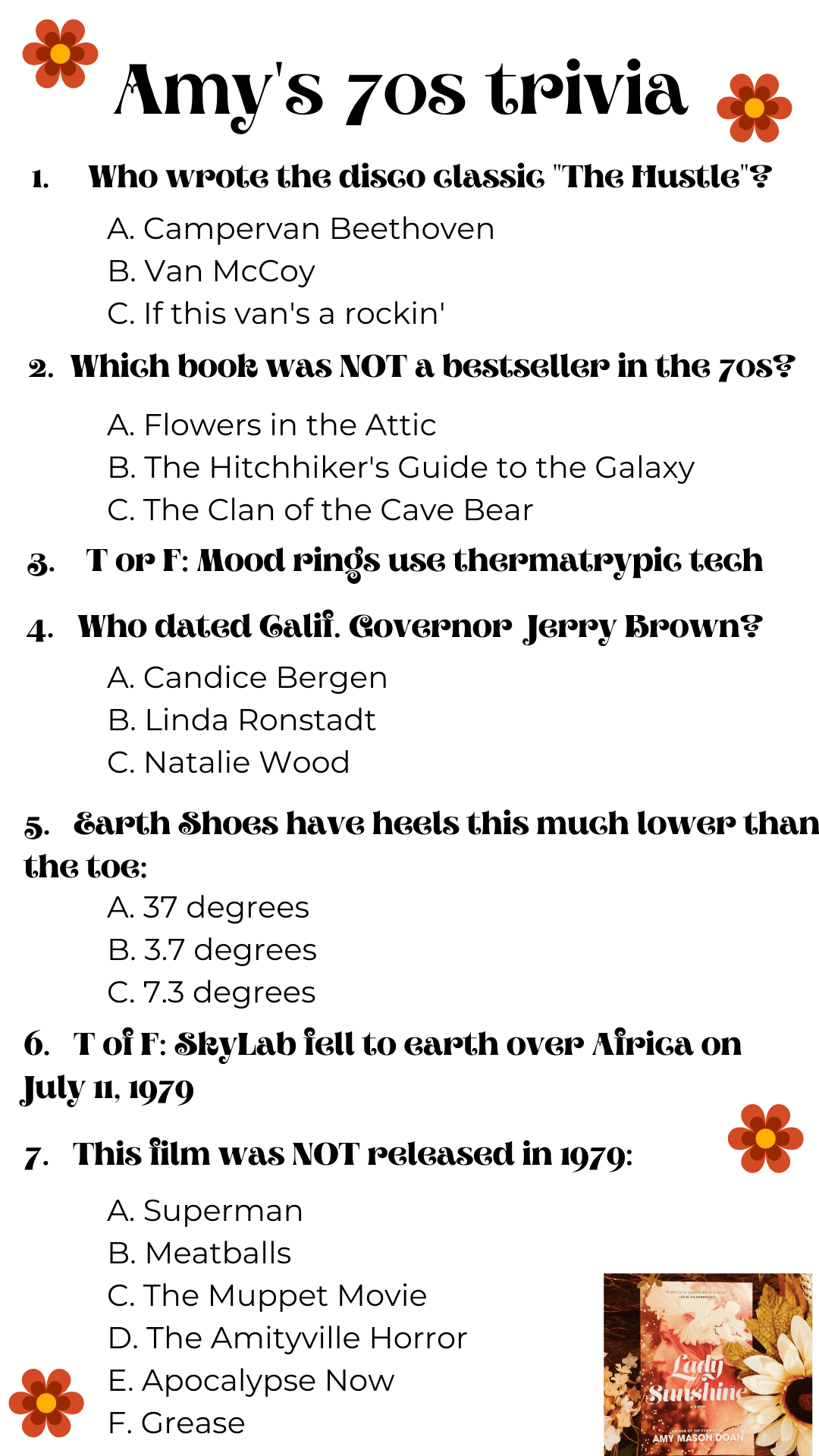 Launch party s trivia giveaway! – Amy Mason Doan