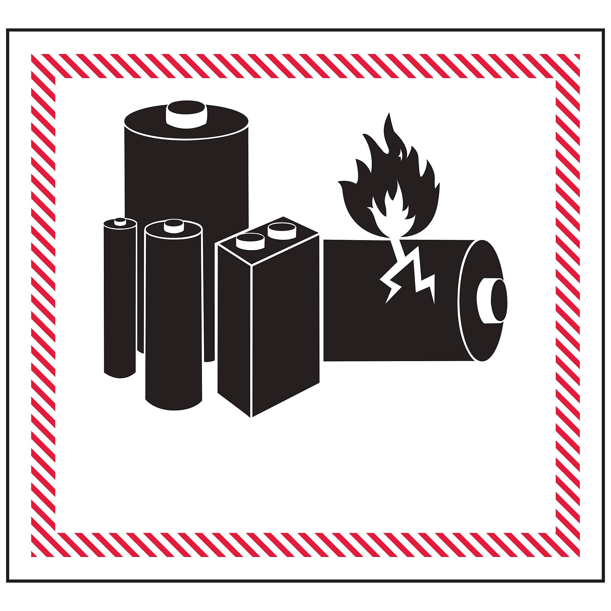 Lithium Battery Labels, UN  Label, UN  Label in Stock - ULINE