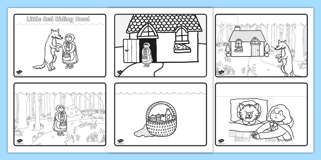Little Red Riding Hood Story Sequencing ( per A)