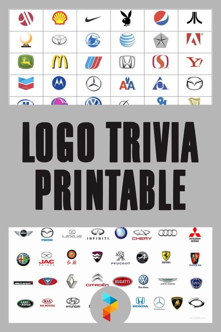 Logo Trivia -  Free PDF Printables  Printablee