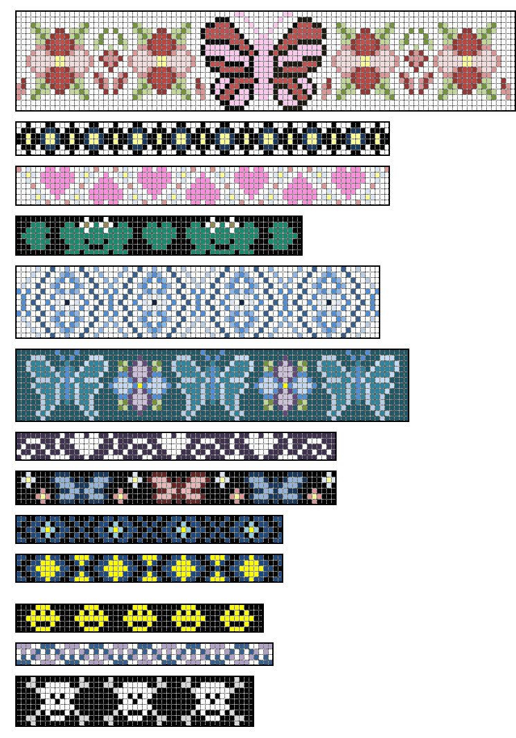Loom Bracelets Free Printable Bead Loom Patterns Easy Loom Beading