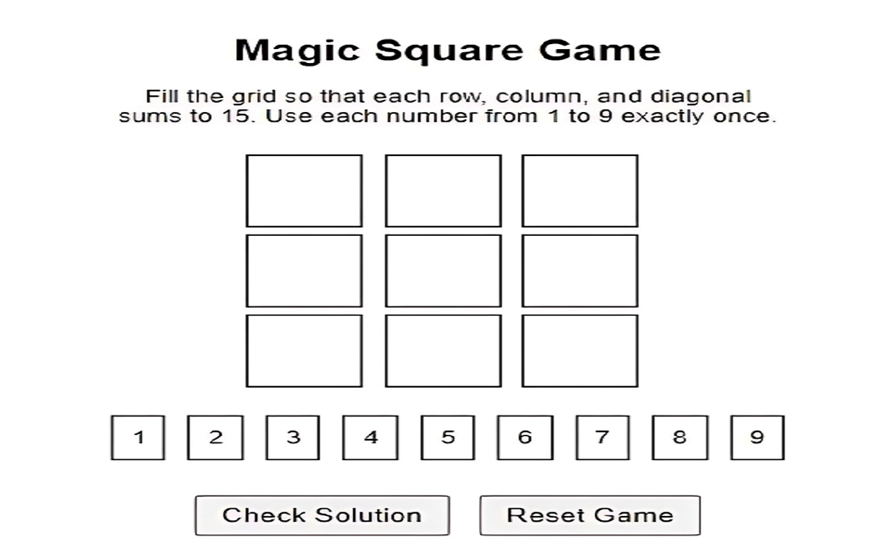Magic Square Puzzle - Chrome Web Store Magic Square Puzzle - Chrome Web Store