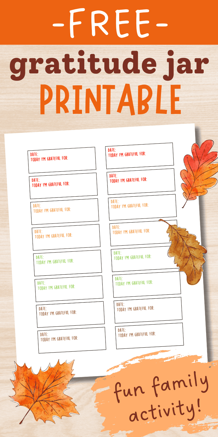 Make an Easy Gratitude Jar-plus a Free Printable! - Aubree Originals Make an Easy Gratitude Jar-plus a Free Printable! - Aubree Originals