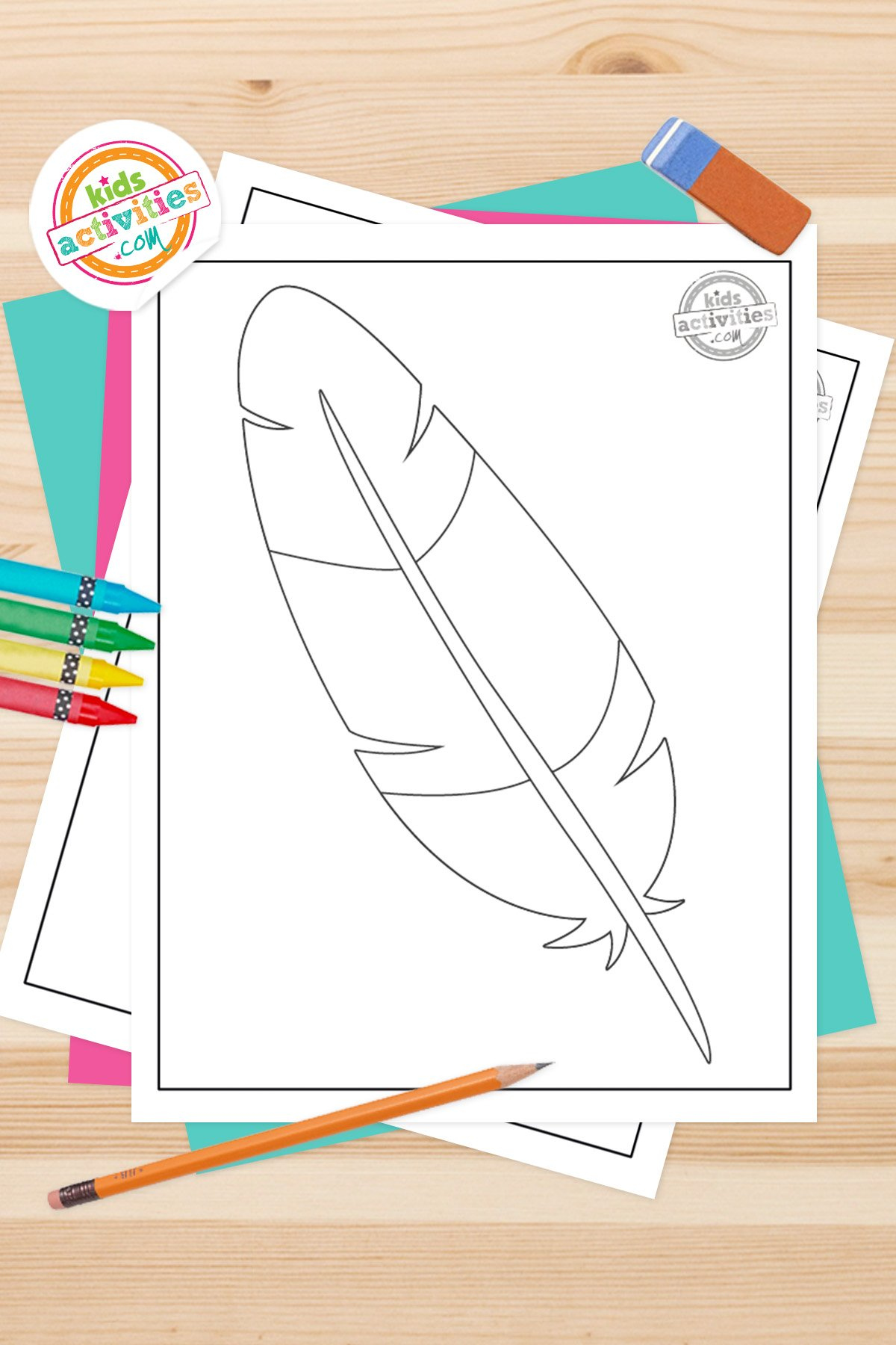 Make Thanksgiving Day Crafts With Turkey Feather Template  Kids