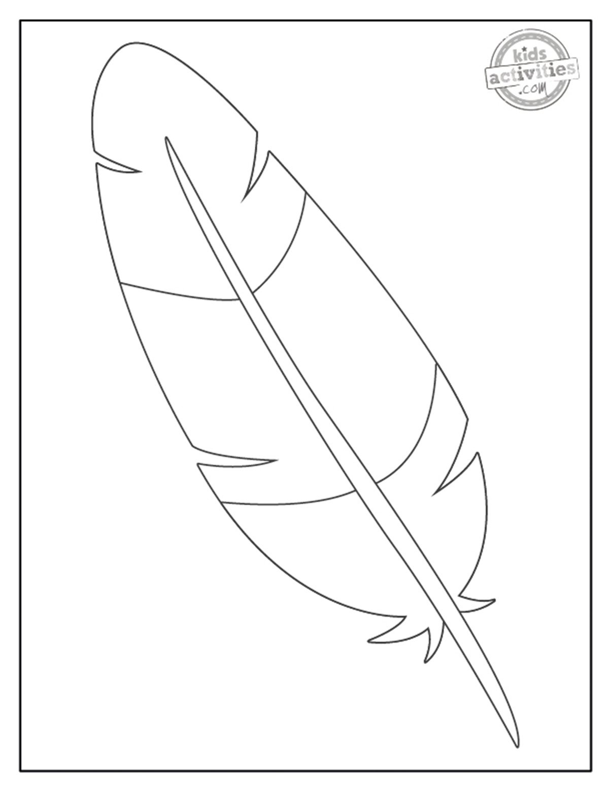 Make Thanksgiving Day Crafts With Turkey Feather Template  Kids