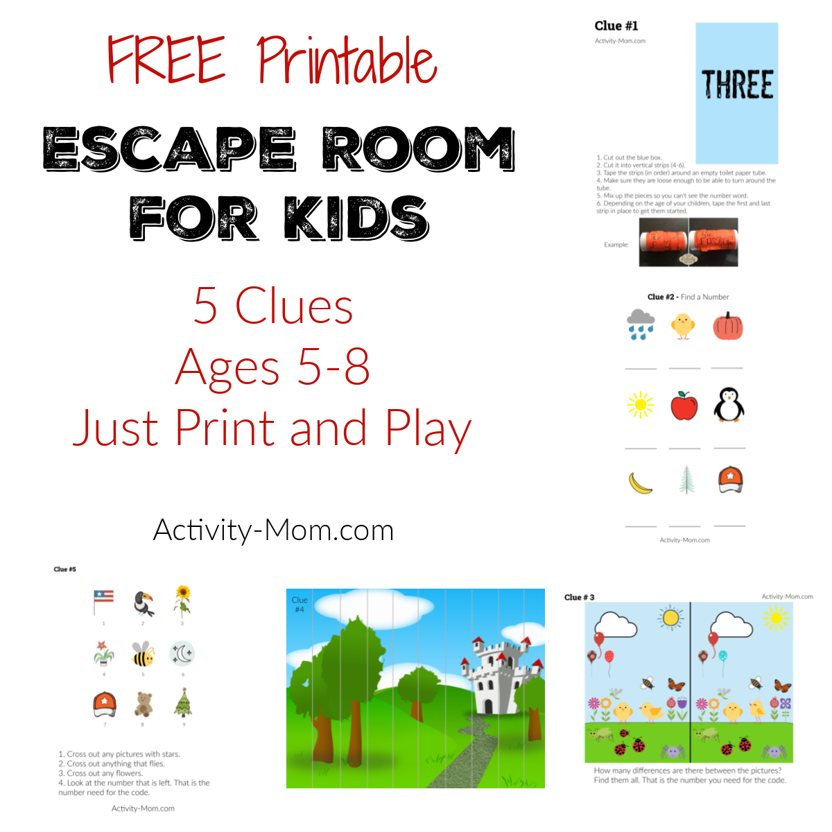 Make Your Own Escape Room Challenge for Kids (FREE Printable Make Your Own Escape Room Challenge for Kids (FREE Printable