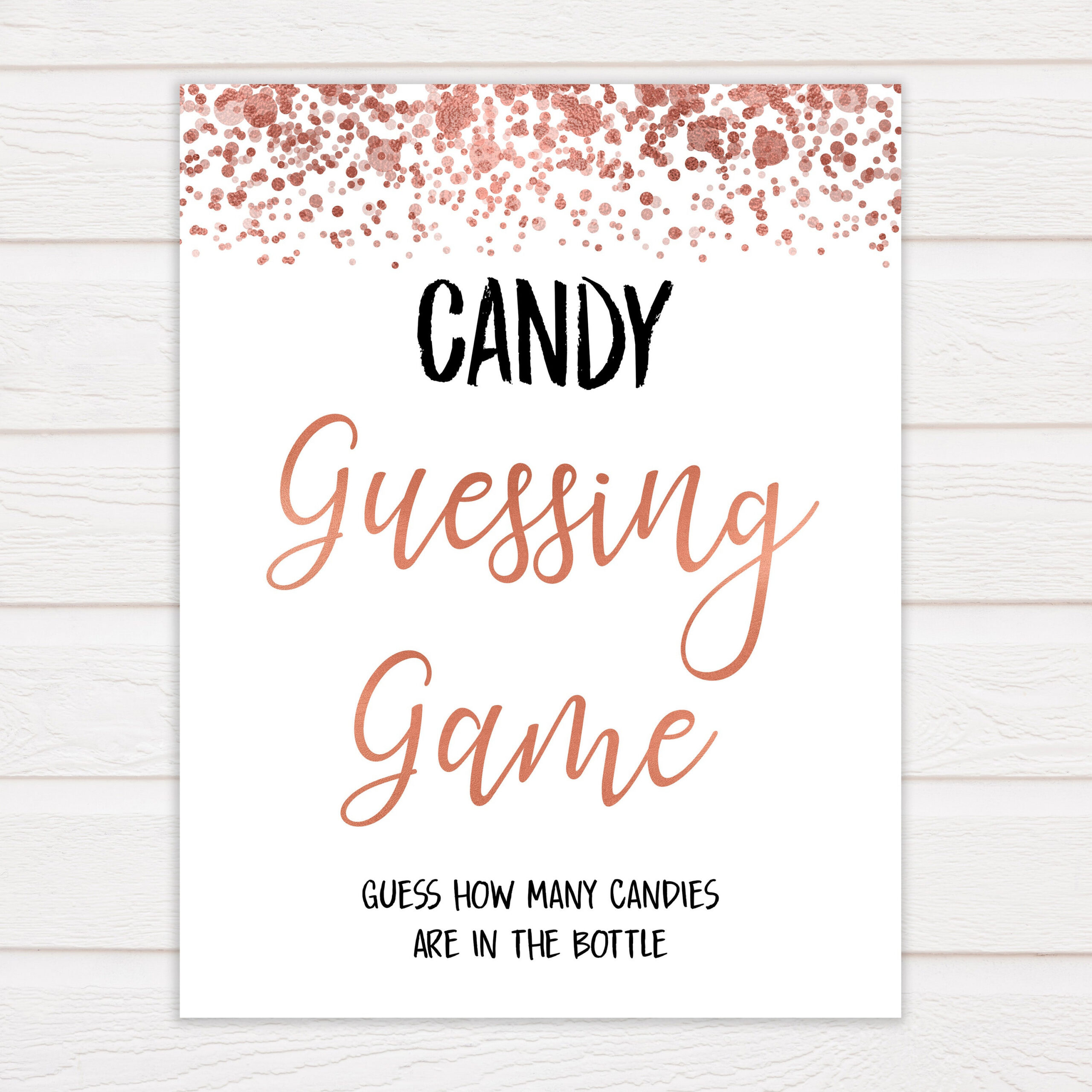 Many Sweets Guessing Game Template Candy Corn Guessing Game