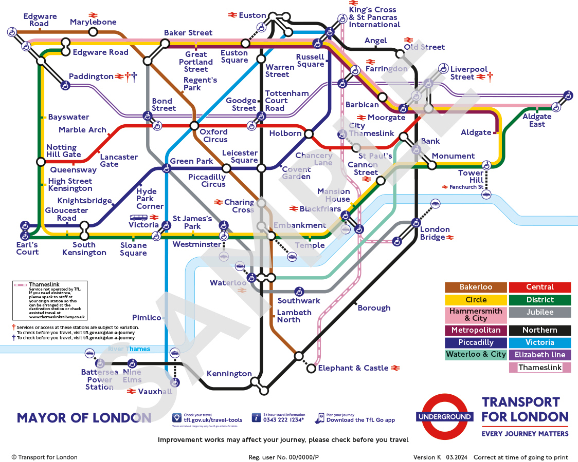 Map sizes & formats - Transport for London