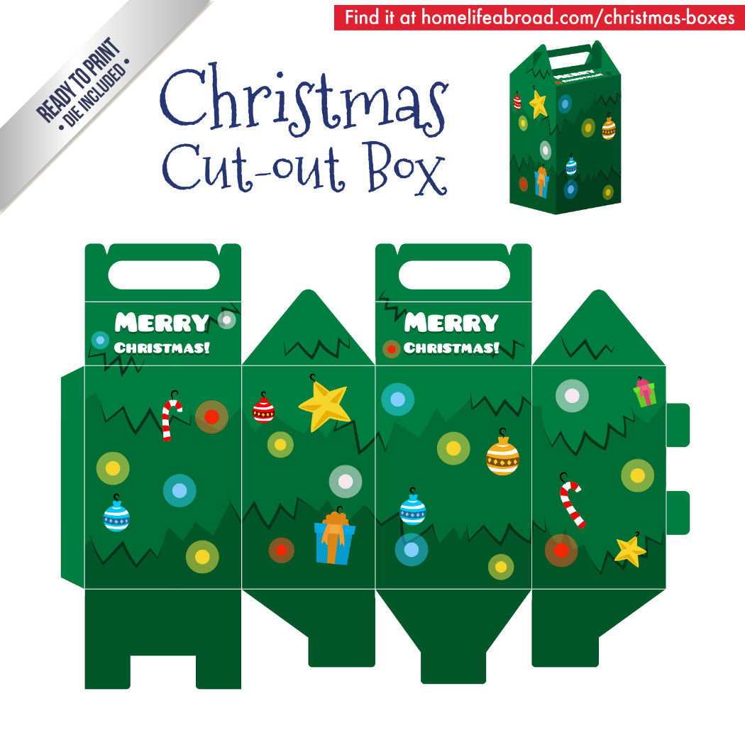 Mega Collection of  DIY Christmas Boxes with Downloadable