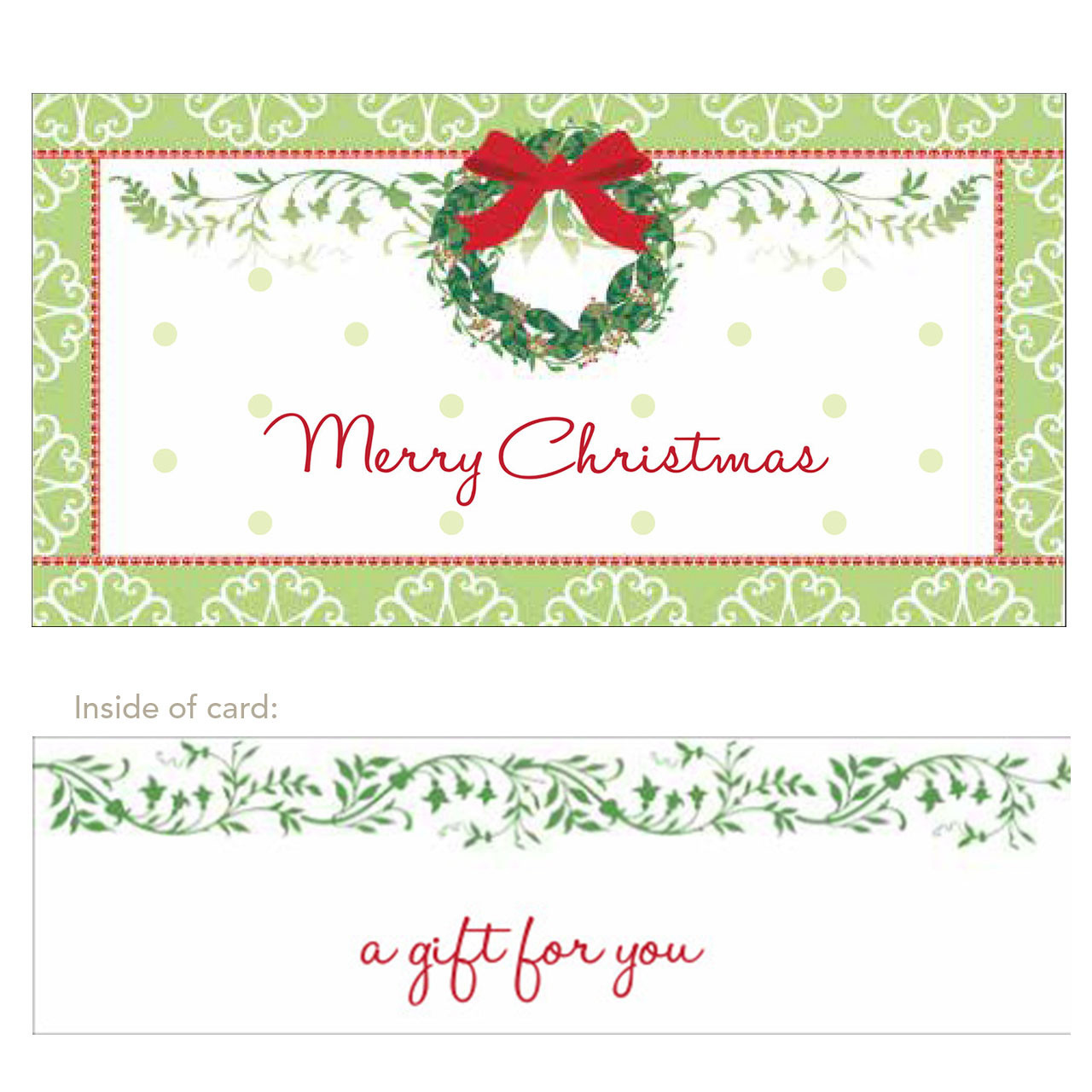 Merry Christmas Money Card  St