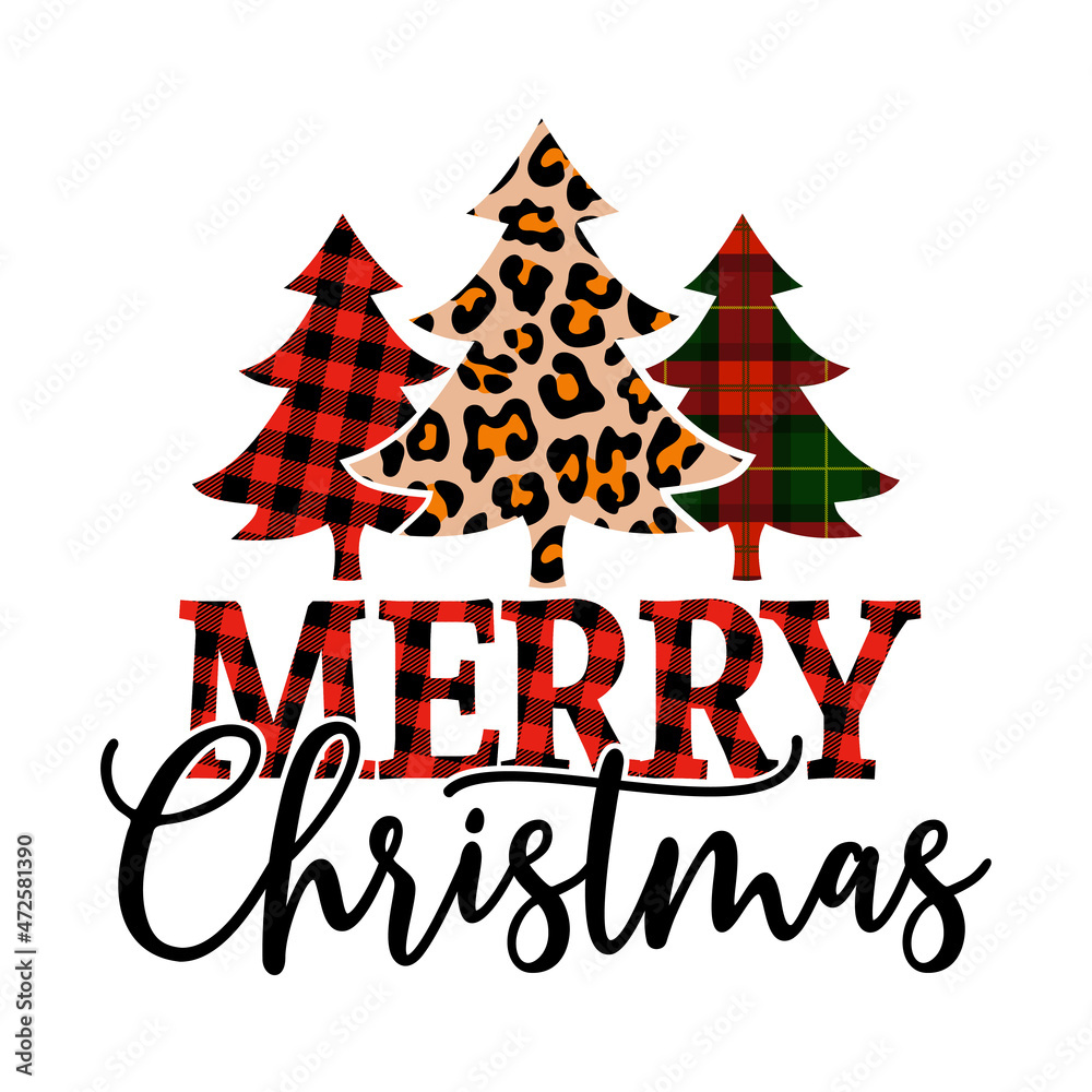 Merry Christmas - Xmas calligraphy phrase for Christmas