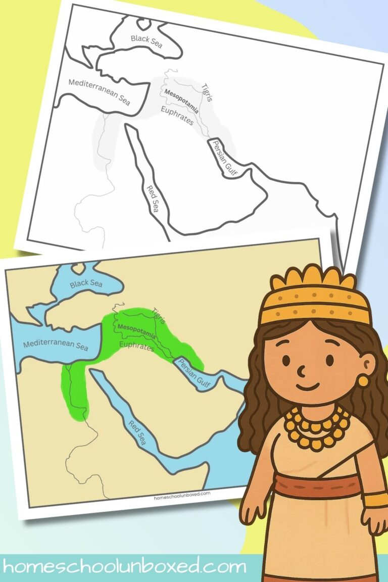 Mesopotamia Map Printable (Free Activity!)