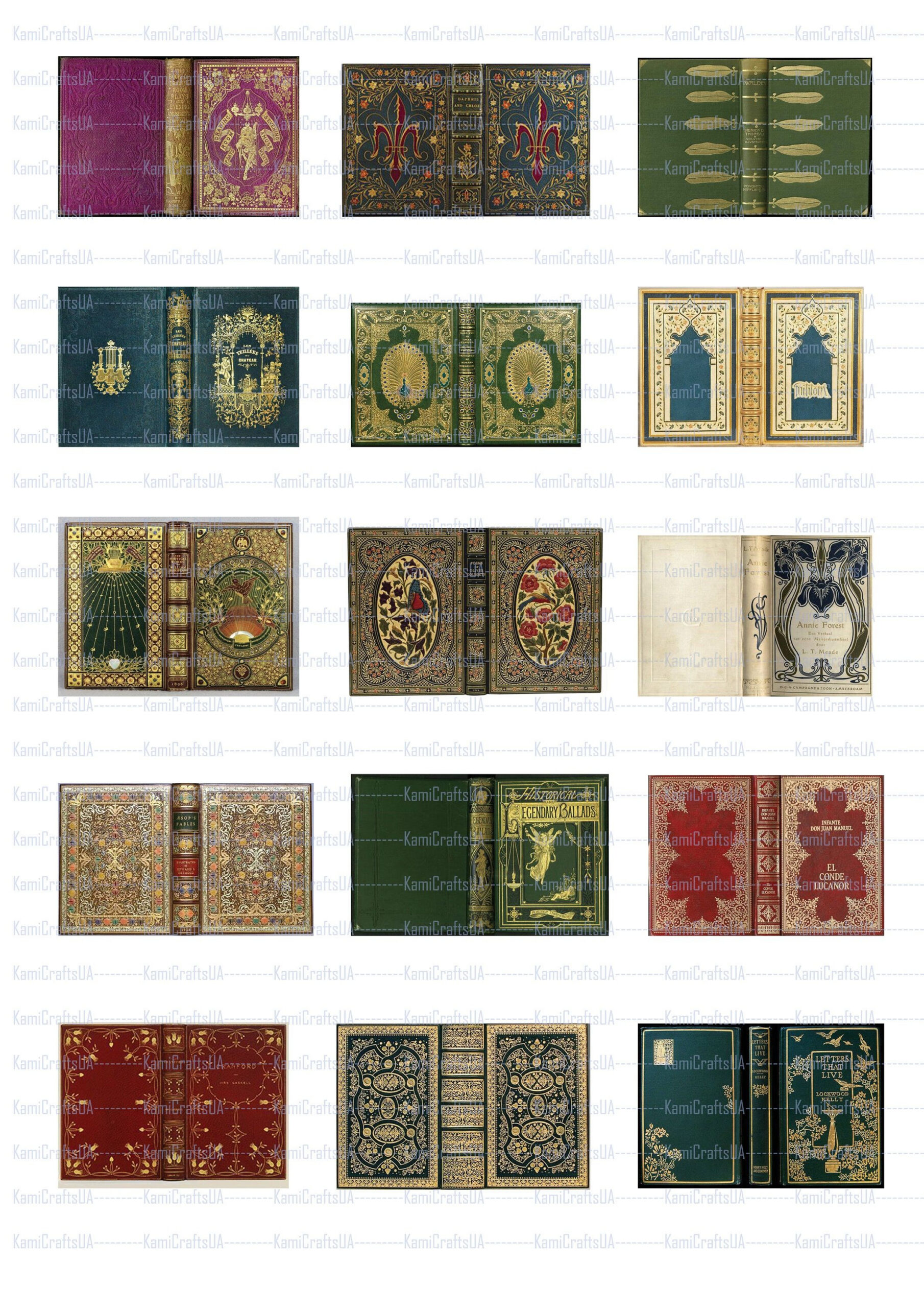 Mini Books Online :2 Mini Book Blanks - d Printed Miniature