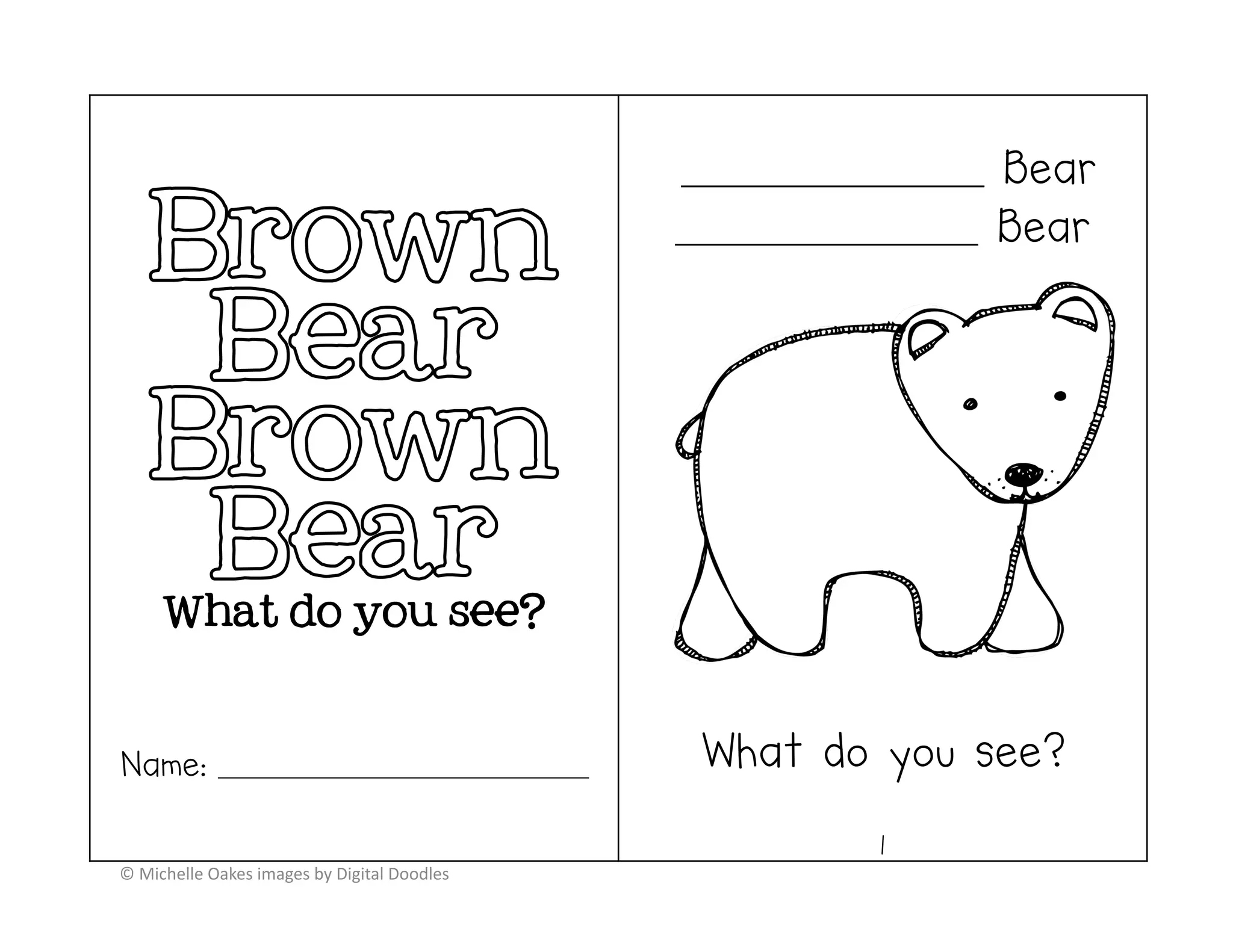 minibook brown-bear