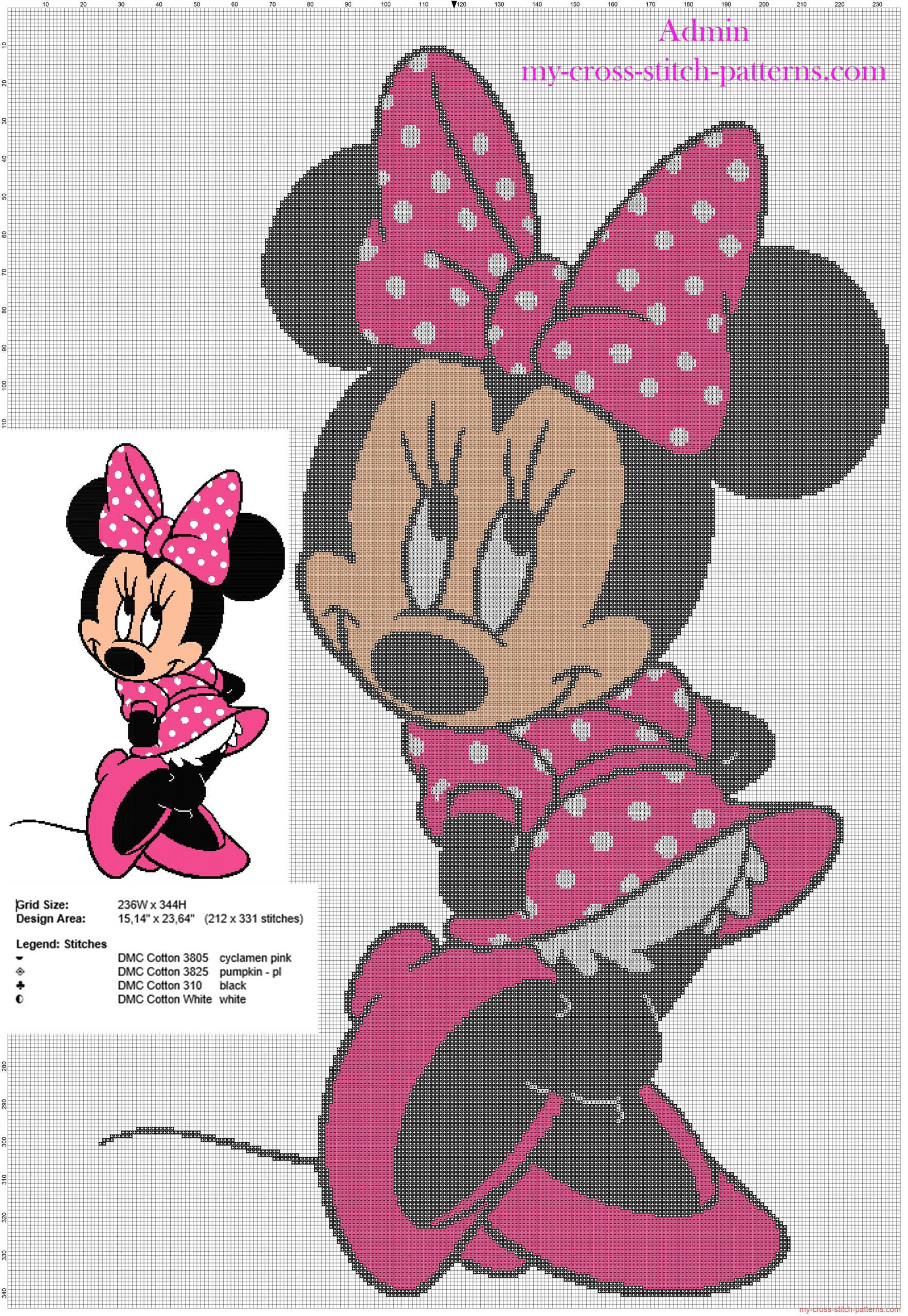 Minnie Mouse ideas disney cross stitch, minnie, stitch disney Minnie Mouse ideas disney cross stitch, minnie, stitch disney