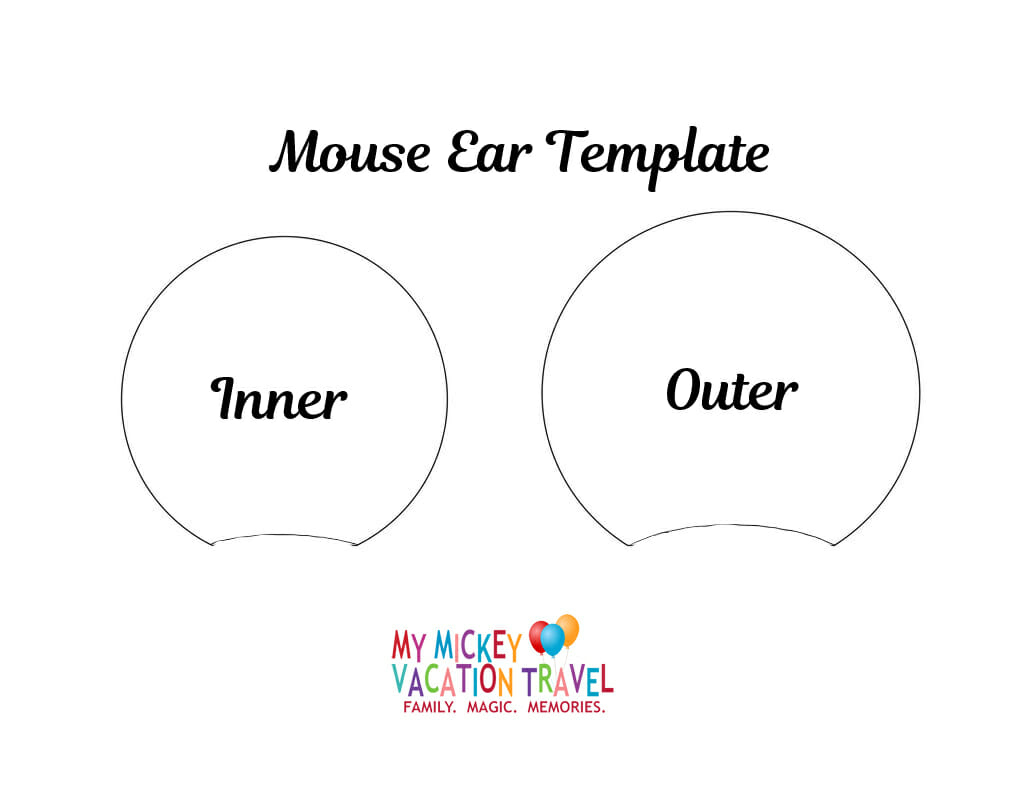 Mouse Ear Template Free Printable