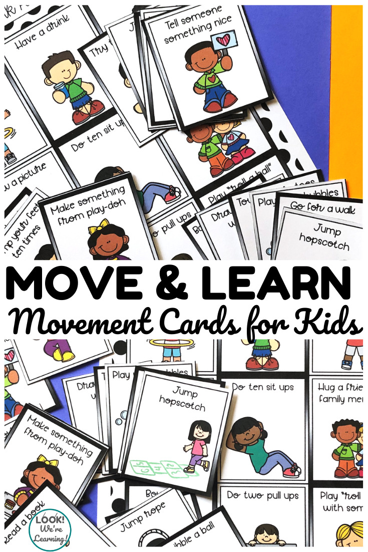 Move and Learn! Printable Movement Cards for Kids Move and Learn! Printable Movement Cards for Kids