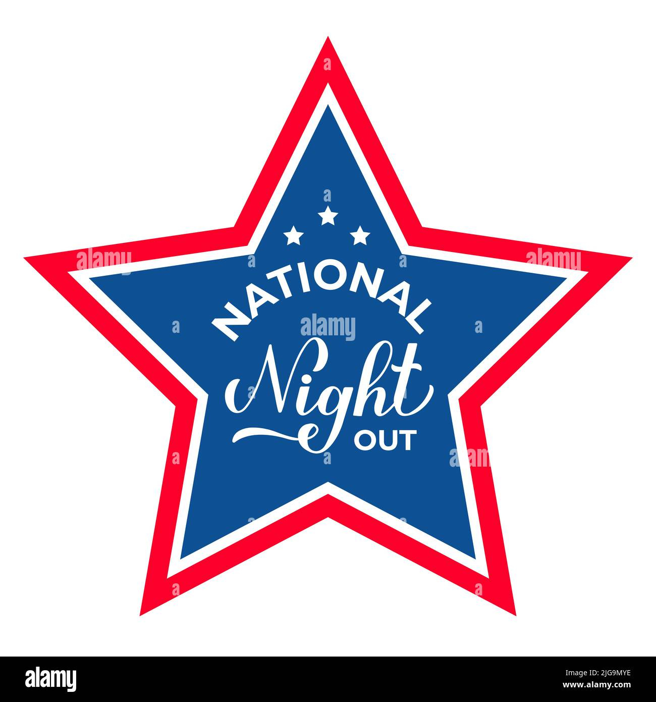 National night out Stock Vector Images - Alamy