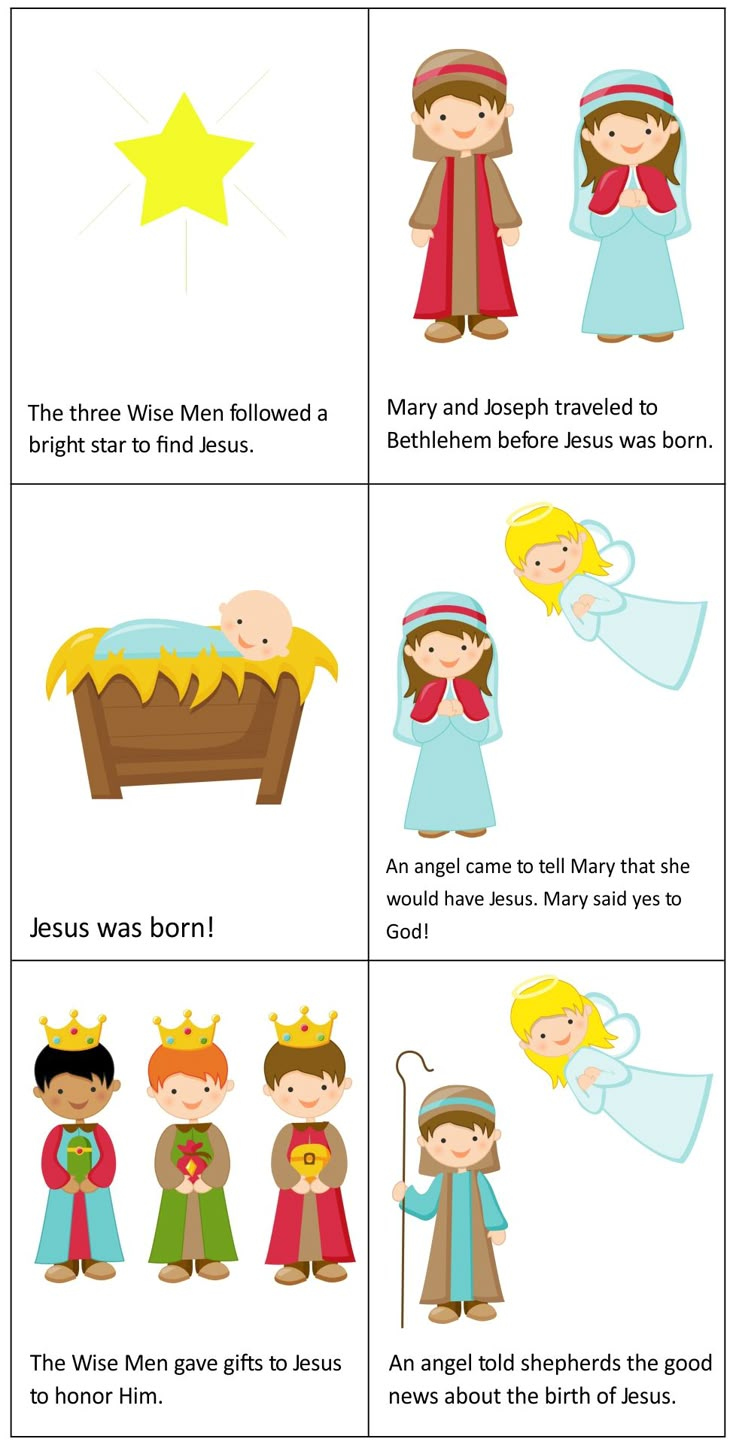 Nativity Story Book -  Free PDF Printables  Printablee