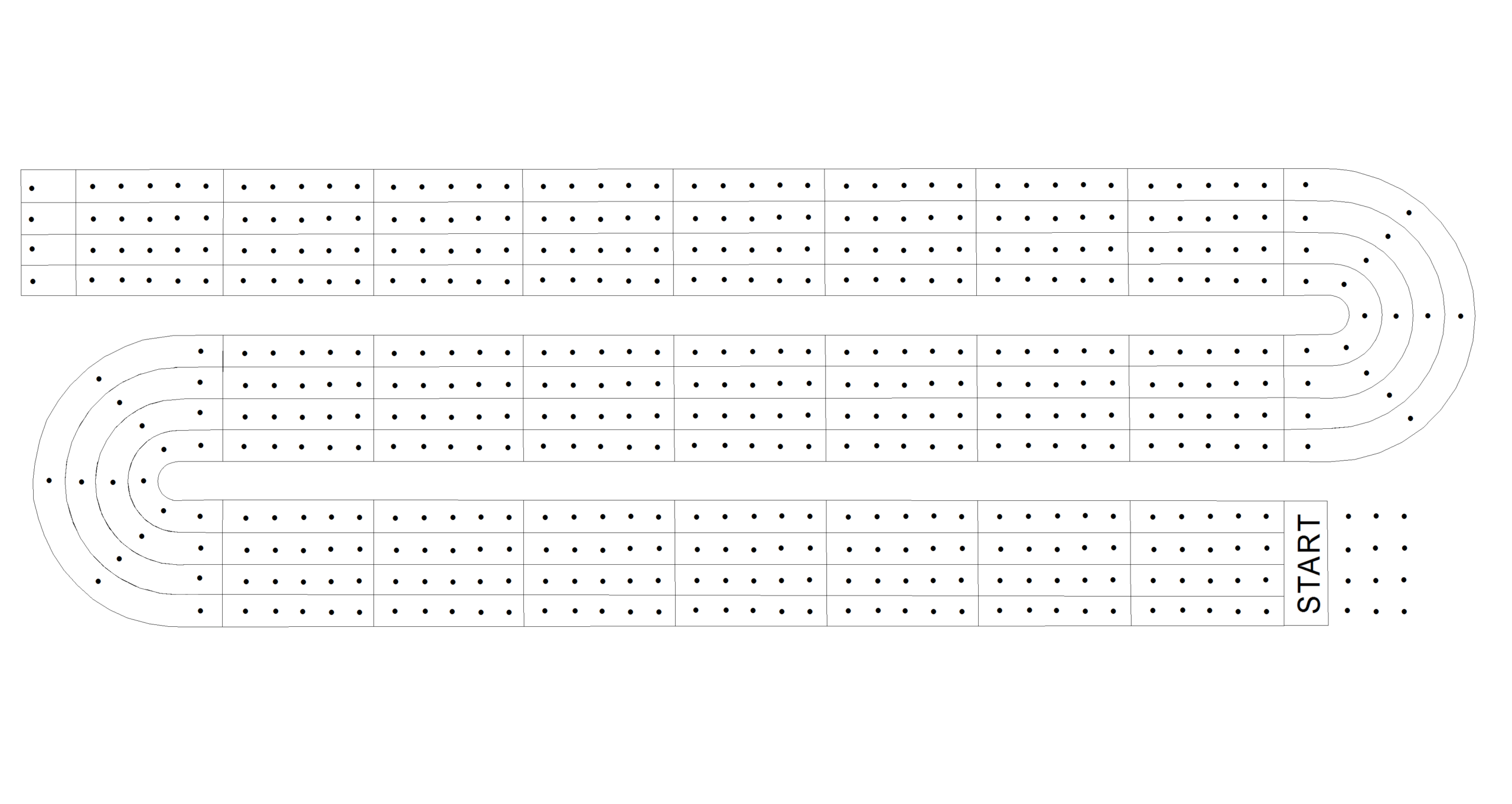 Need a bit of help with cribbage board template - Inkscape help Need a bit of help with cribbage board template - Inkscape help