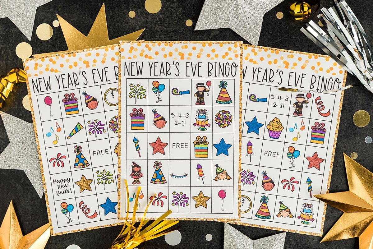 New Years Bingo (Free Printable) - The Best Ideas for Kids