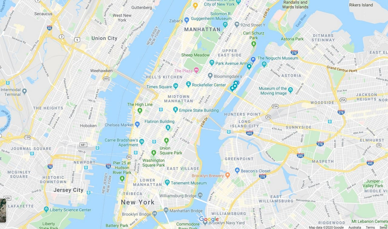 New York City Street Map FREE NYC Subway, Tourist, Neighborhood New York City Street Map FREE NYC Subway, Tourist, Neighborhood