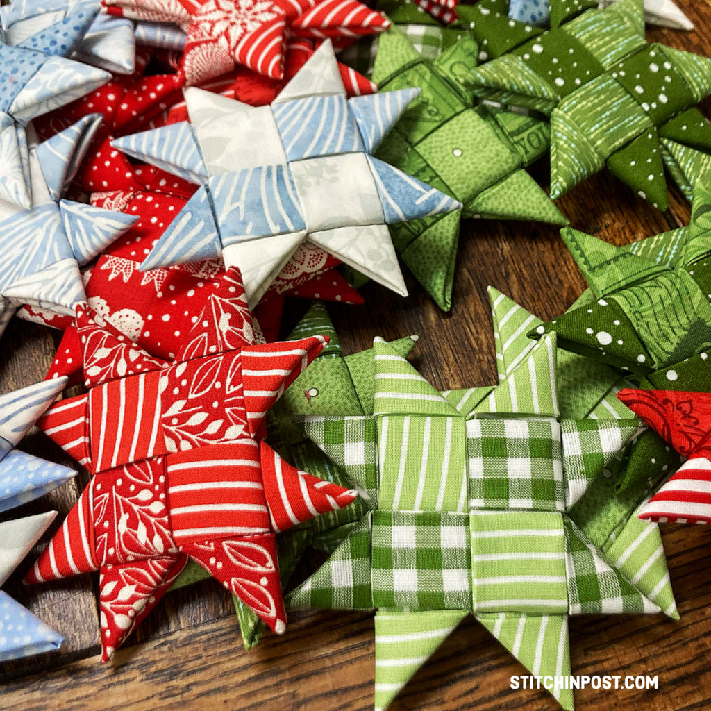 No Sew Folded Stars - Free Downloadable Pattern – Stitchin