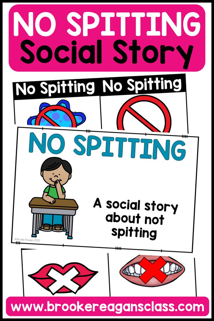 No Spitting Social Story