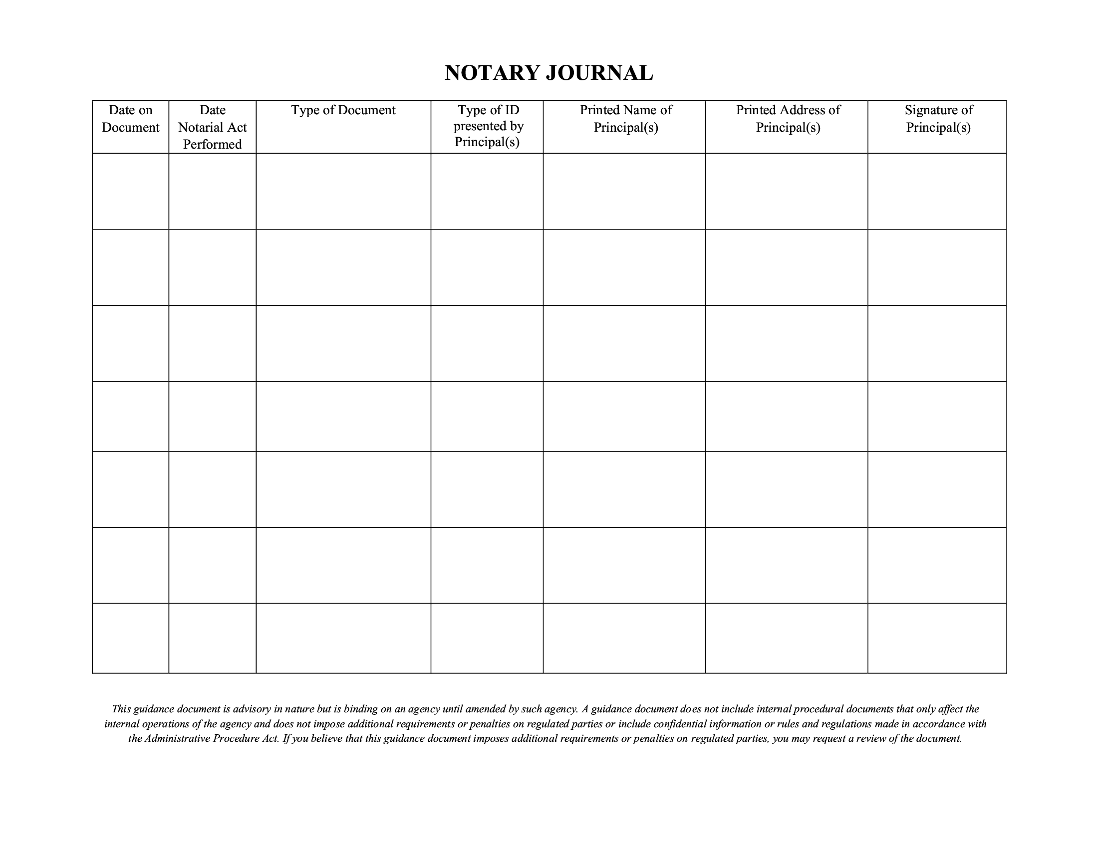 Notary Journal Log Book Notary Public Signing Agent Check Book