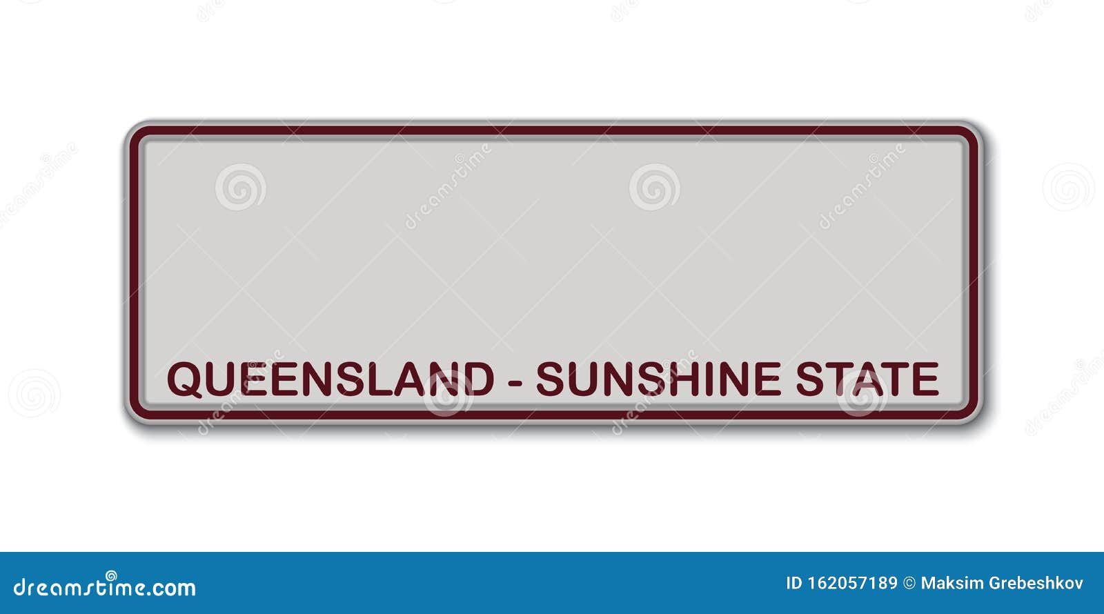 Number Plate Australia Stock Illustrations –  Number Plate