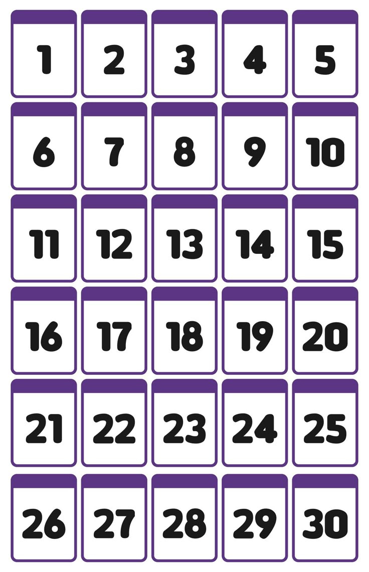 Numbers From   - 0 Free PDF Printables  Printablee