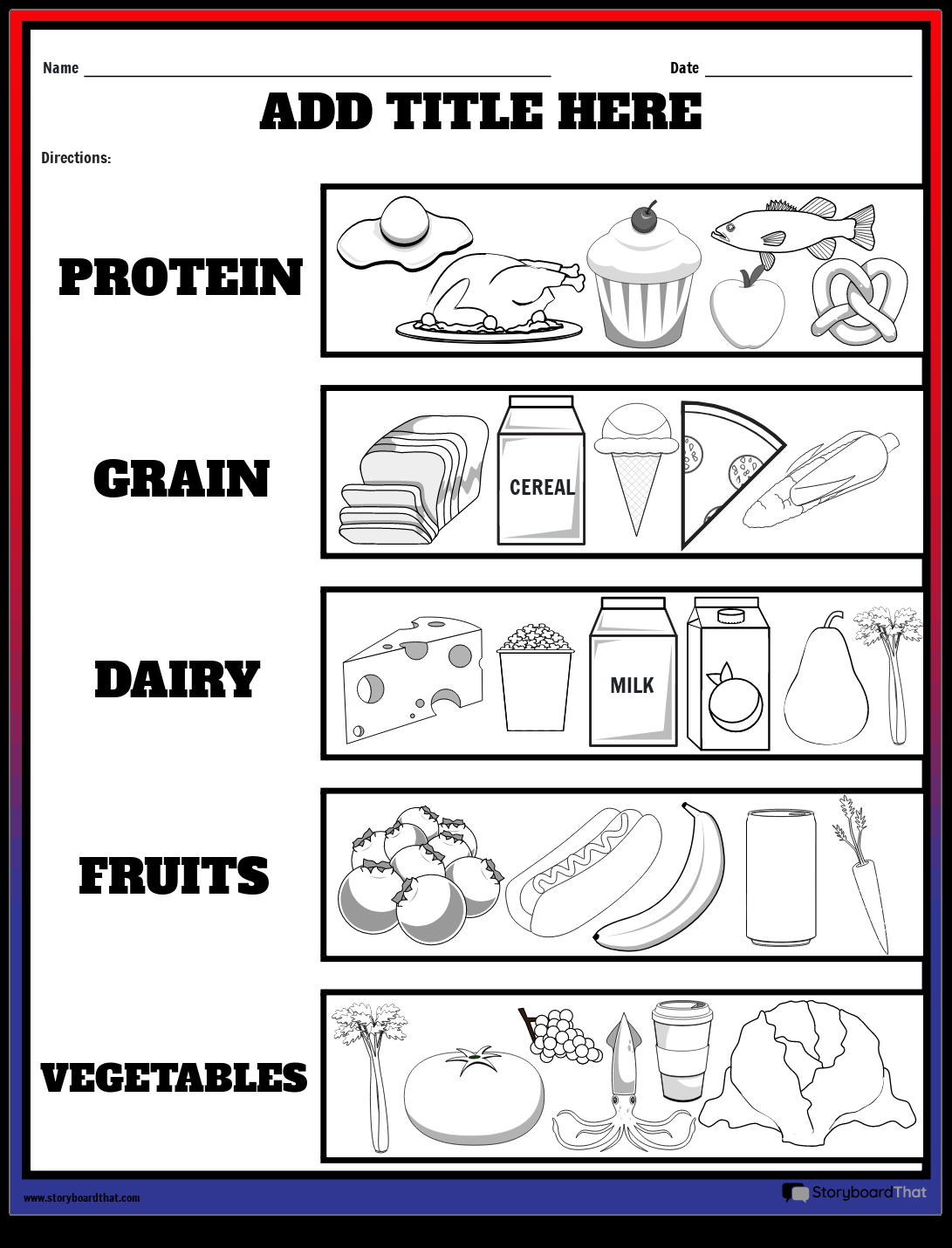Nutrition Worksheets: Free Printable Ideas and Templates