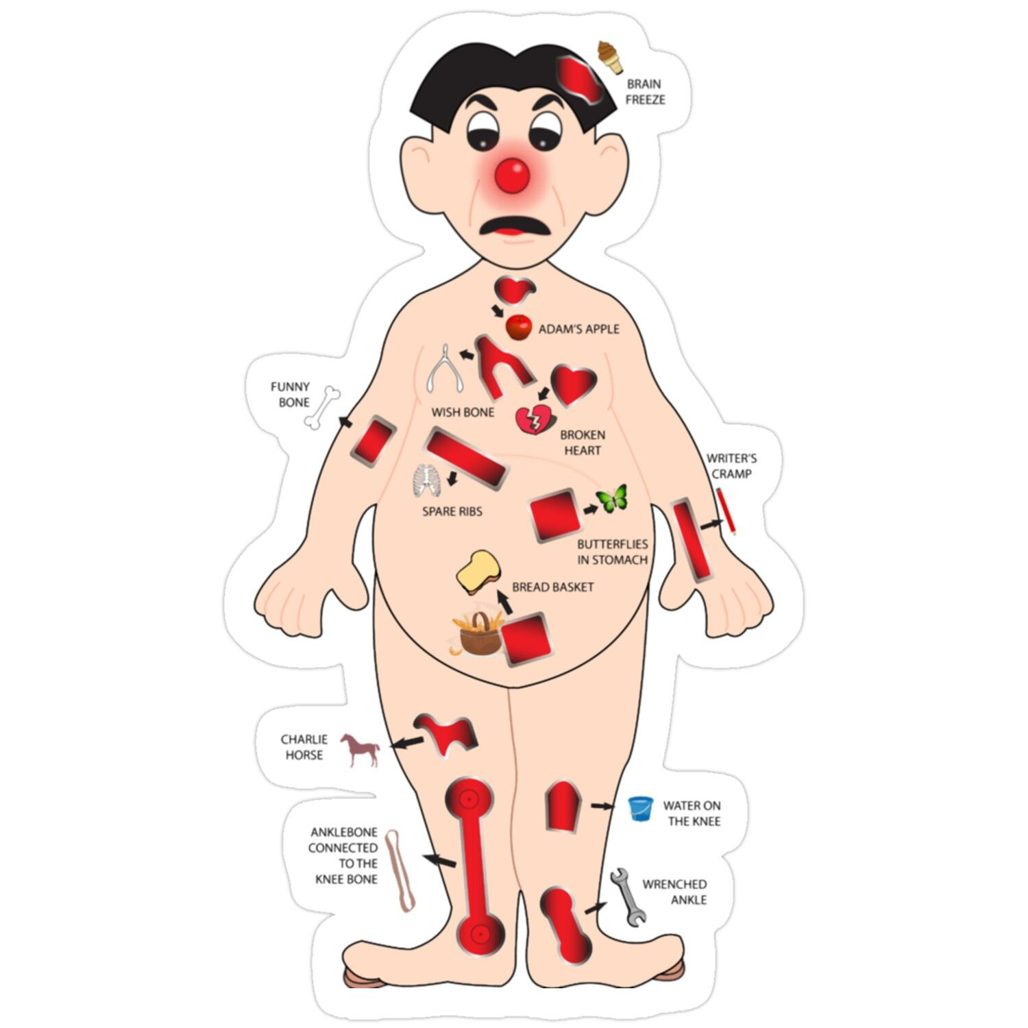 Operation Game Pieces Printable Template - Shop on Pinterest