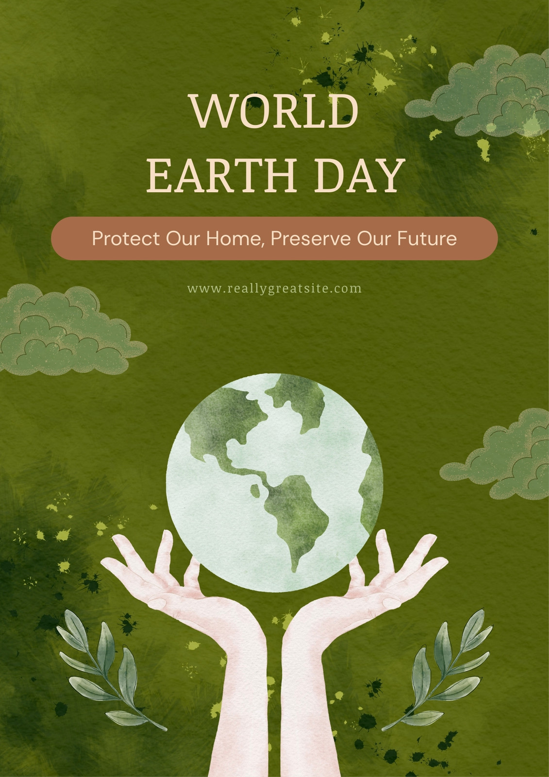 Page  - Free printable, customizable Earth Day poster templates