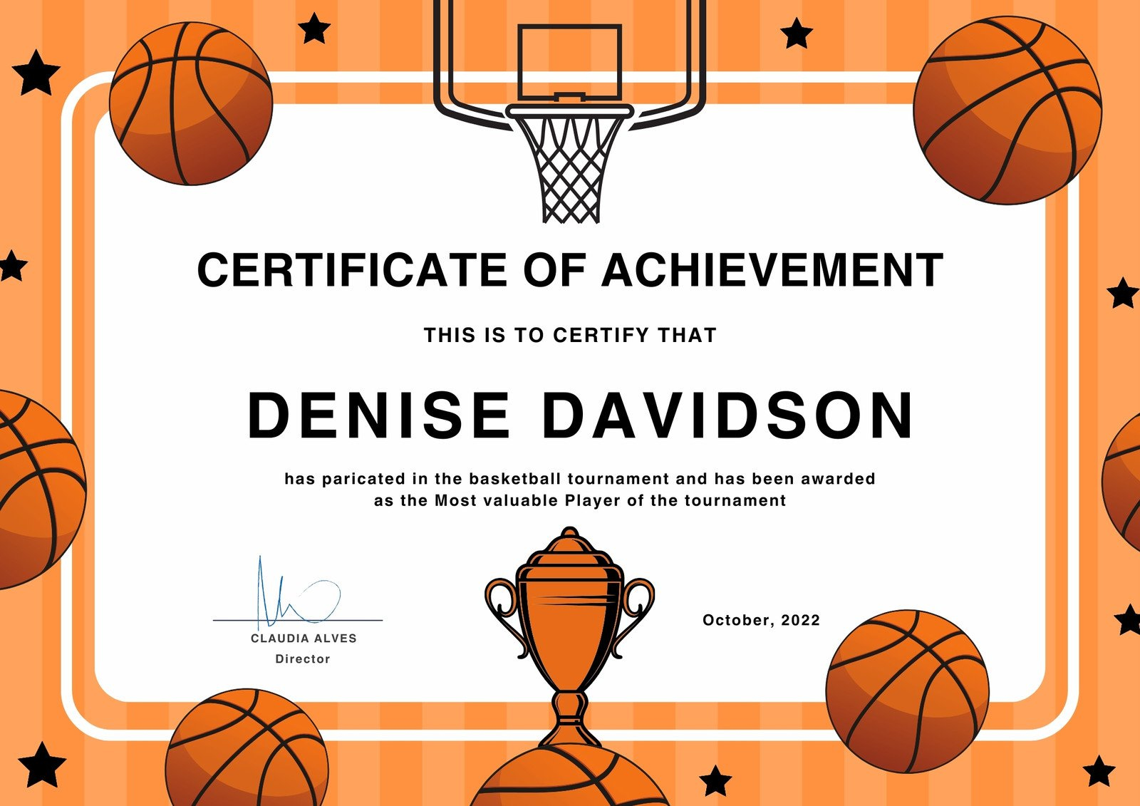 Page - Free printable, customizable sport certificate templates Page - Free printable, customizable sport certificate templates