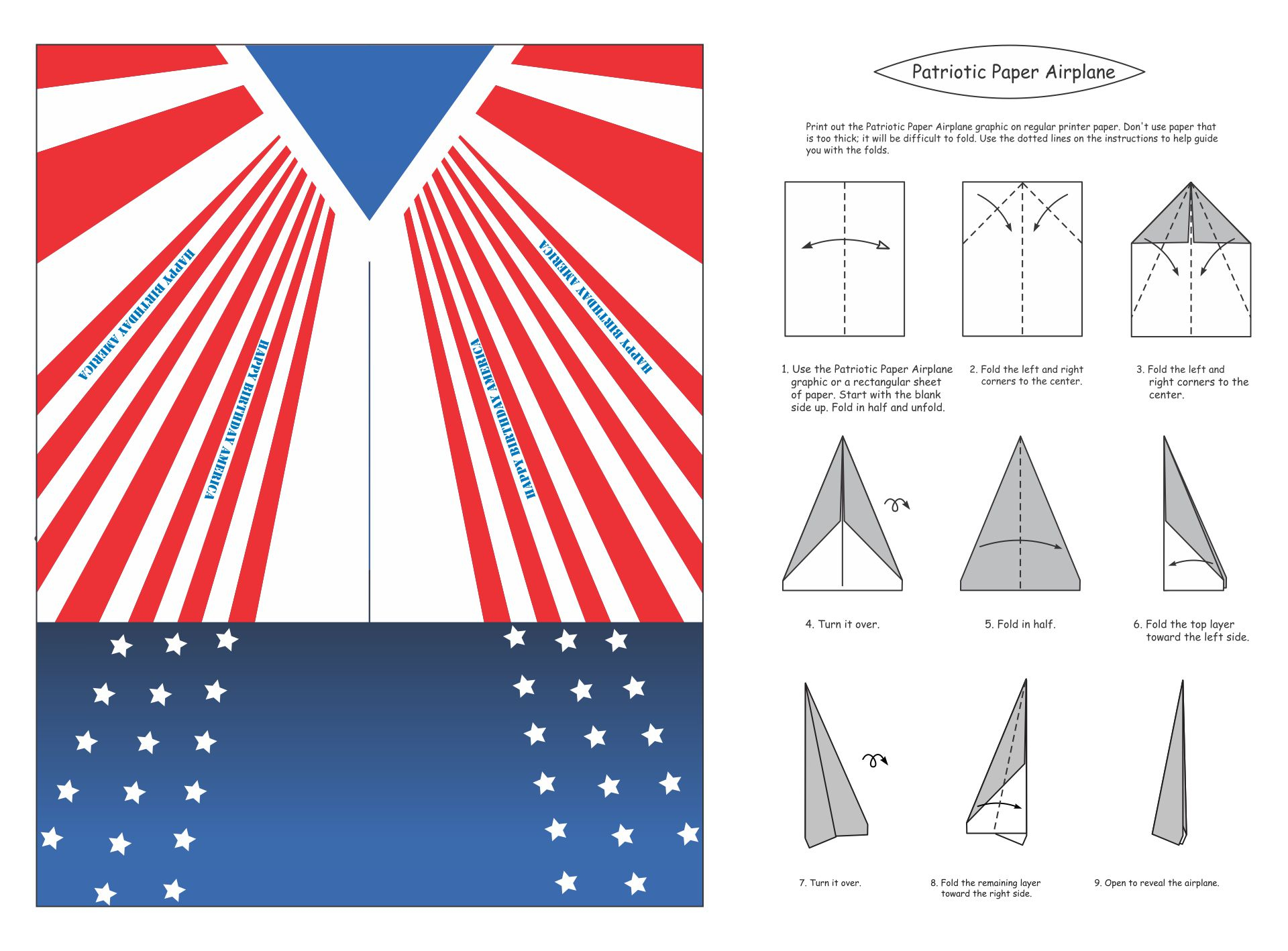 Paper Airplane Templates -  Free PDF Printables  Printablee