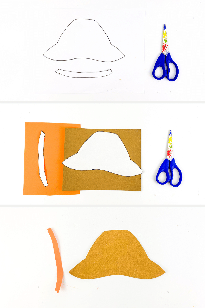 Paper Bag Scarecrow Craft - This Tiny Blue House