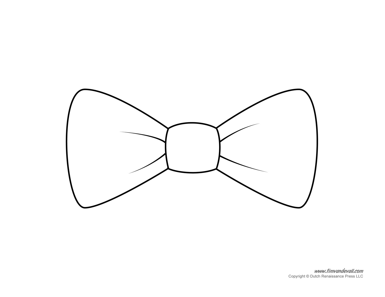Paper Bow Tie Templates  Bow Tie Printables