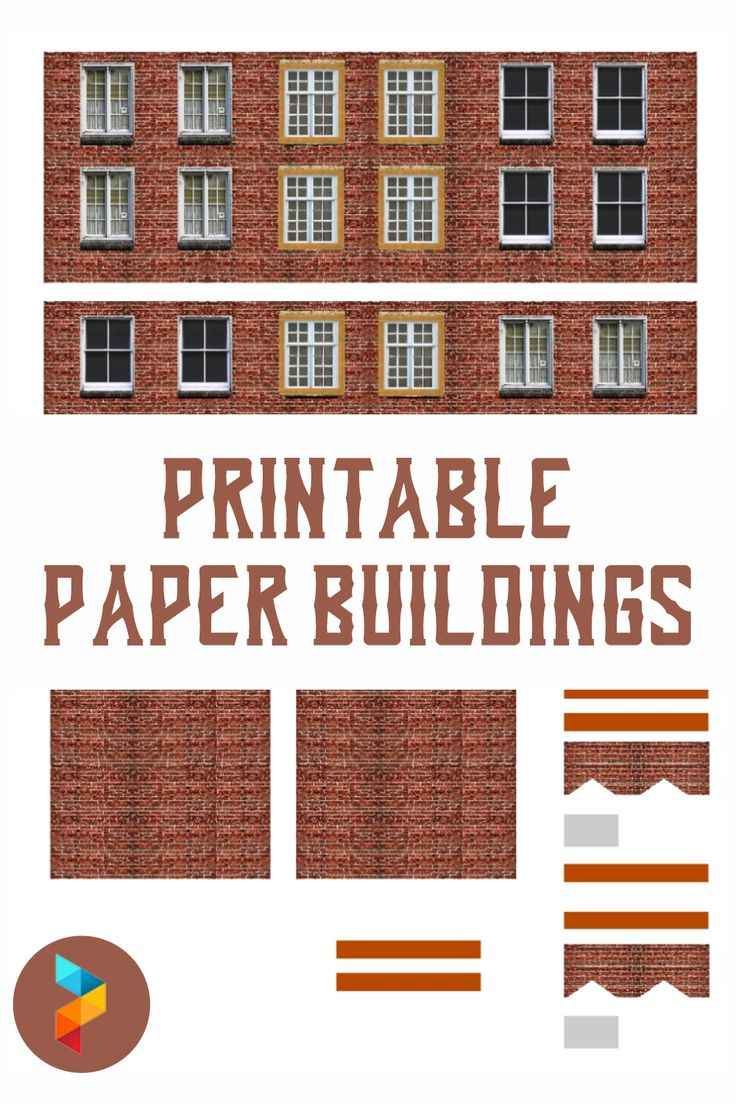 Paper Buildings -  Free PDF Printables  Printablee