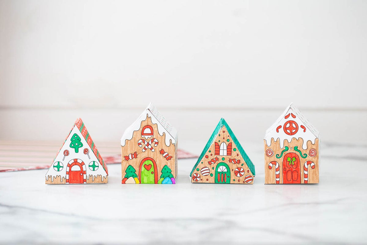 Paper Gingerbread House (Free Printables) - The Best Ideas for Kids Paper Gingerbread House (Free Printables) - The Best Ideas for Kids